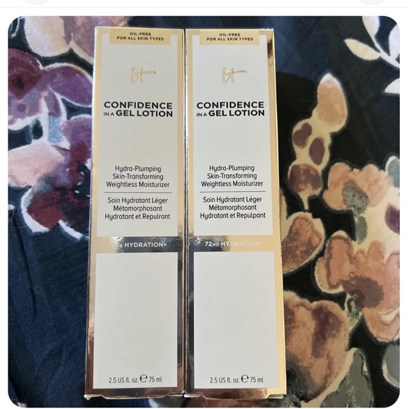 it cosmetics Other - It Cosmetics Confidence in a Gel Moisturizer Lotion full size 2.5 oz